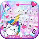 Cute Cartoon Unicorn Keyboard Theme 1.0 APK Скачать