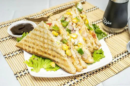 Veg And Corn Grilled Sandwich