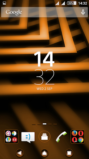 Zig Zag Orange XZ Theme