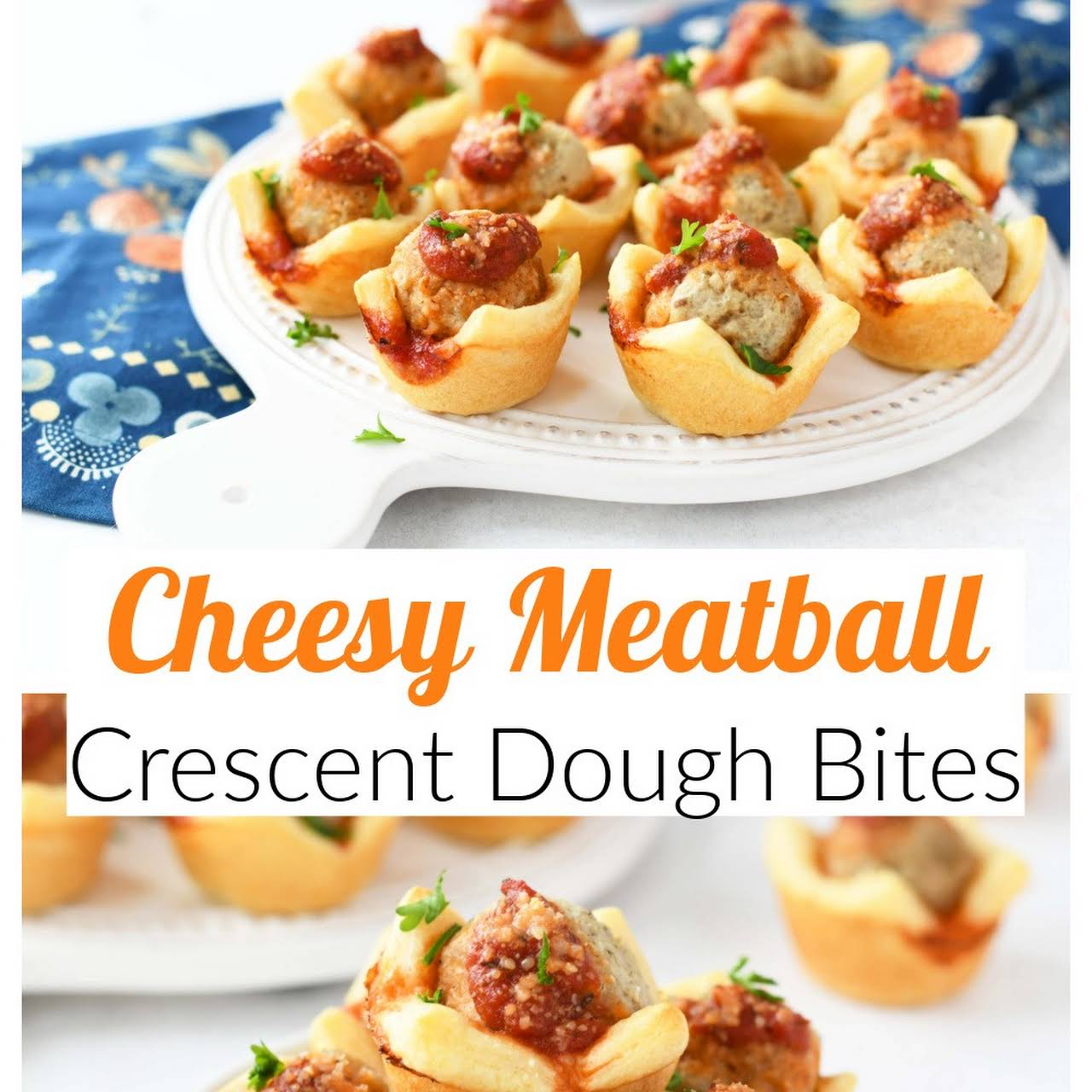 Easy Meatball Bites (Wrapped in Crescent Dough)