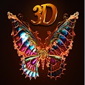 Icon 3D Wallpaper Butterfly Theme