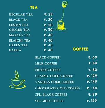 PAM CAFÉ menu 