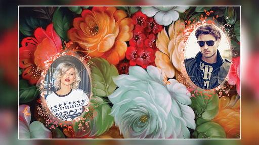 Flower Dual Photo Frame