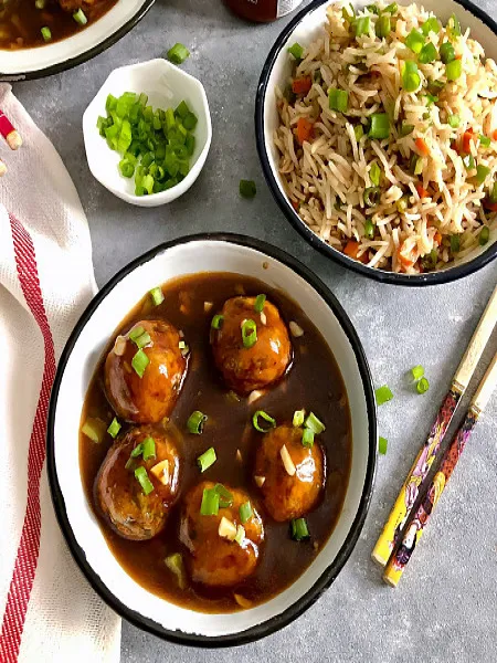 Veg Manchurian + Veg Fried Rice+ 250 Ml Coke