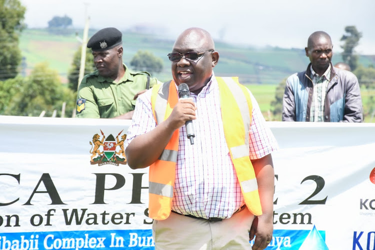 Hebert Kibunguchy, Bungoma County Executive Committee Member (CECM) for Environment, Water, Natural Resources, Tourism and Climate Change.