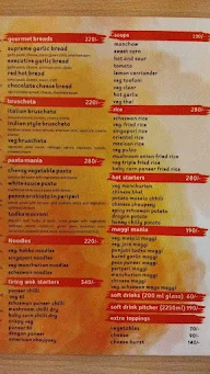 Octant Pizza menu 3