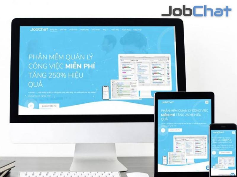 Phần mềm quản trị công việc Jobchat.