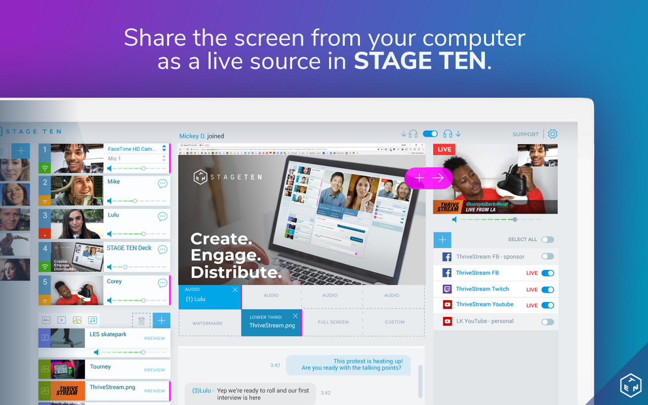 STAGE TEN Screen Sharing Preview image 1