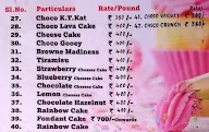 Cake-A-Lishious menu 2