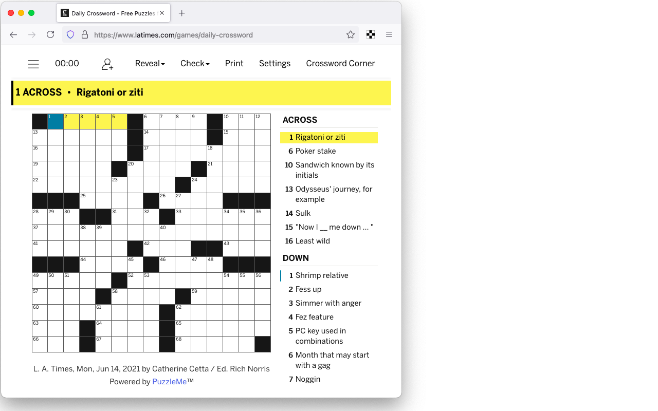 Crossword Blogs Preview image 0