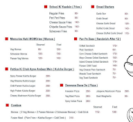 Velociti Cycle Cafe menu 3