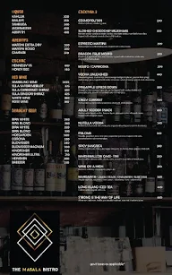 The Masala Bistro menu 1