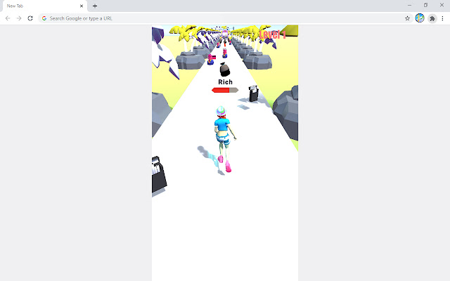 Fashion Style Run 3D Game chrome extension