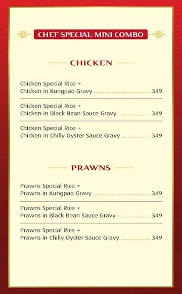 99 China Cottage menu 