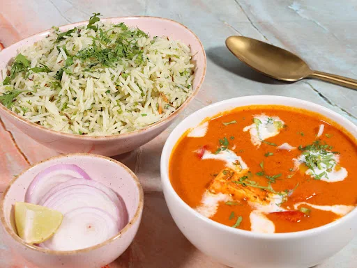 Paneer Tikka Masala [300 Ml] + Jeera Rice [450 Ml]