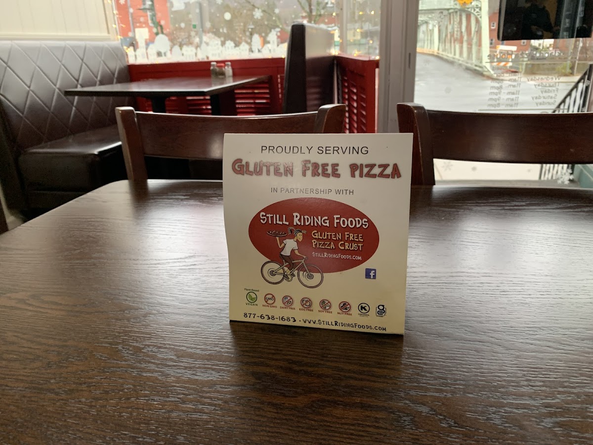 Gluten-Free at Buckland Pizza House