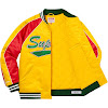 supreme®/mitchell & ness® sequin logo varsity jacket fw21