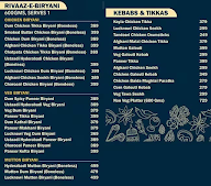 Charcoal Eats - Biryani & Beyond menu 1