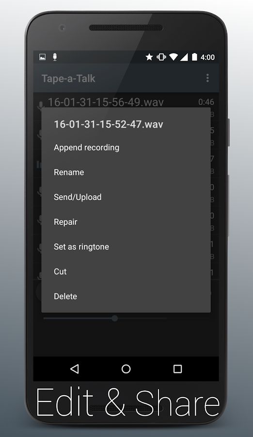 Tape-a-Talk Voice Recorder - 螢幕擷取畫面