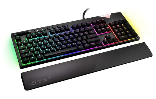 Bàn phím cơ  ASUS ROG Strix Flare - Cherry MX Blue (Đen)