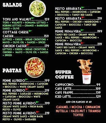 Super Donuts menu 