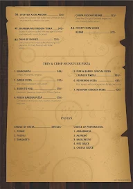 Pipe & Barrel menu 4