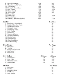 Moti Bakery menu 2