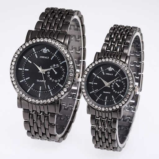 Title 4, Fashion Classic Business Watch Luxury Diamond L...