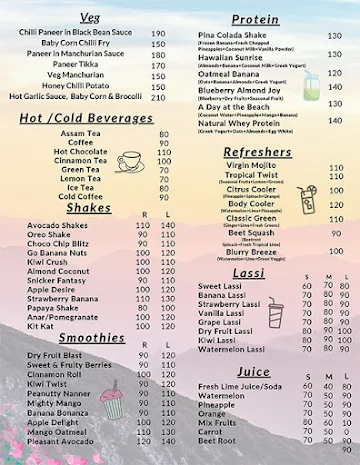 The Bistro Lighthouse menu 