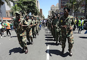 UMkhonto weSizwe party supporters marched to the Durban city hall in protest against the poor service delivery in eThekwini.