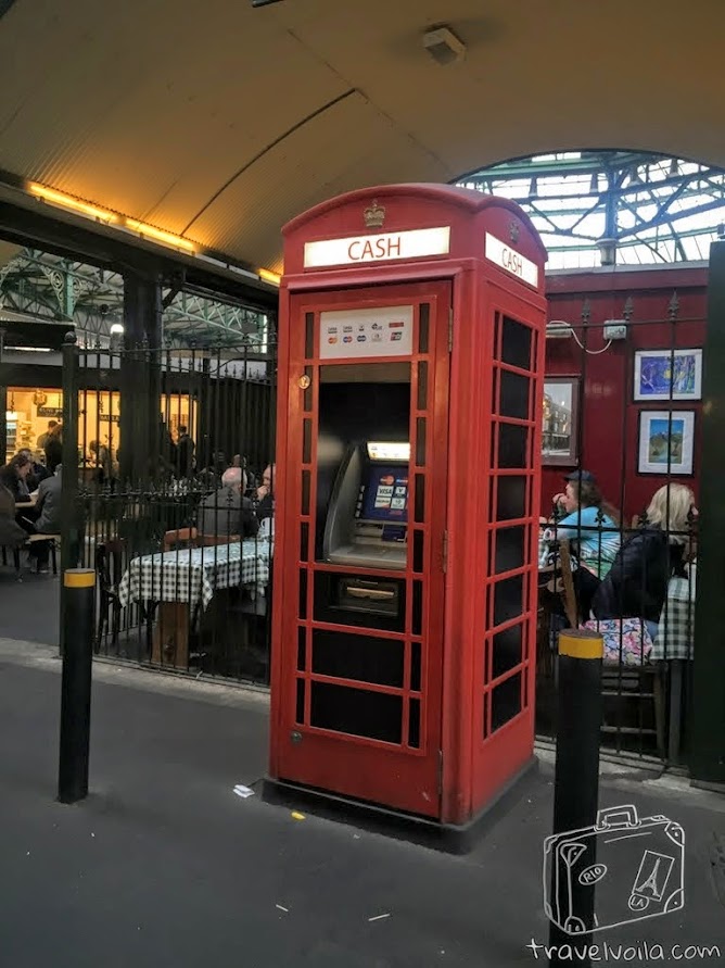 Phone Booth making way for ATM