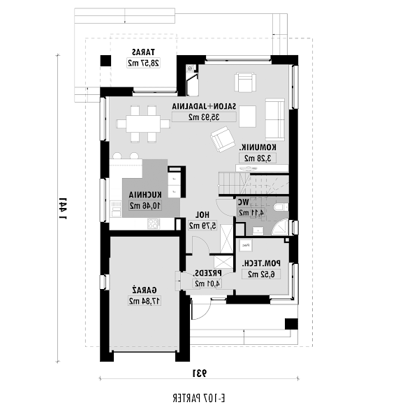 E-107 - Rzut parteru