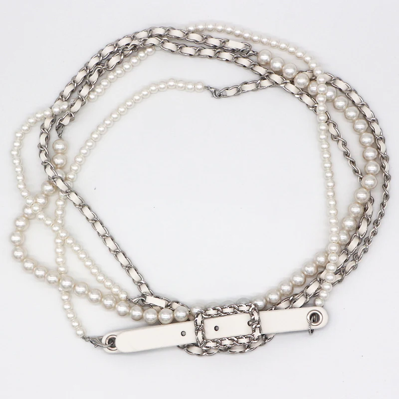 Chaîne de taille en chaîne de perles pour femmes