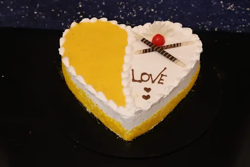 Pineapple Heart Cake