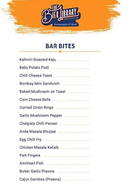 The Bier Library menu 6