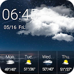 Cover Image of Download Weather Clock Widget Night 1.0.0 APK