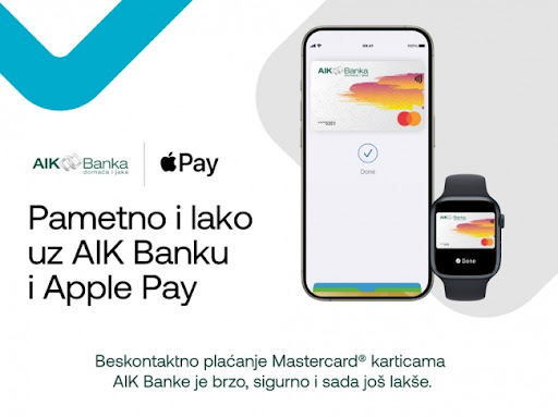 AIK banka: Nastavlja se digitalizacija, klijentima dostupan Apple Pay