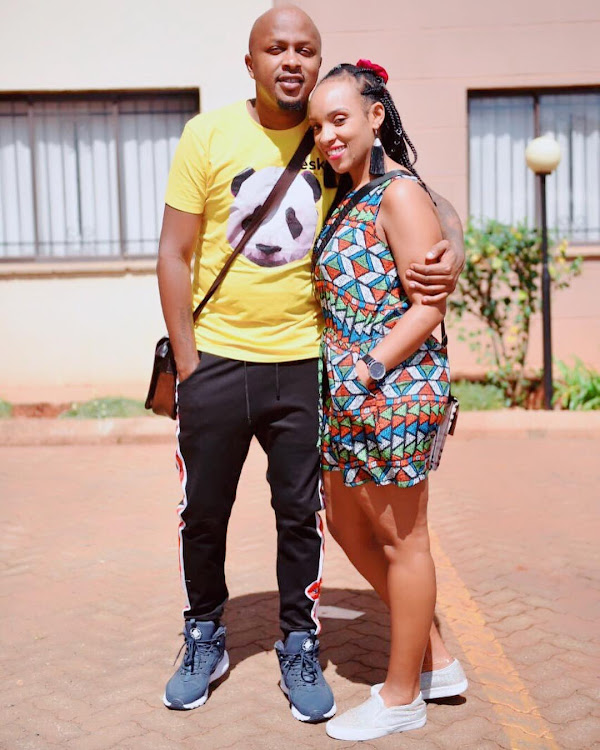 DJ Creme with his wife Denise