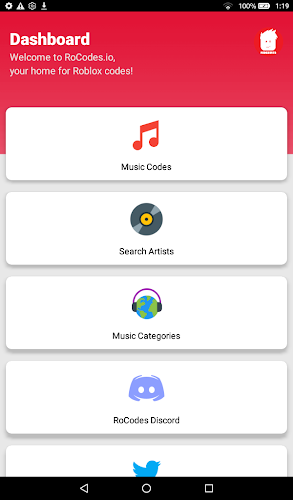 Descargar Rocodes Roblox Music Game Codes Apk Ultima Version App By Nerfplz Software Para Dispositivos Android - roblox song ids 10000+
