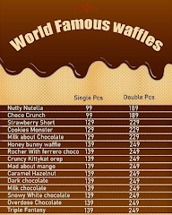 World Famous Waffles menu 1