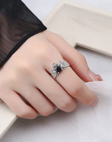 Bague Vintage en Argent Sterling 92 - 3