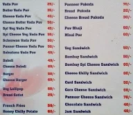 Balaji Bombay Vada Pav Gujrati Dalebi menu 2