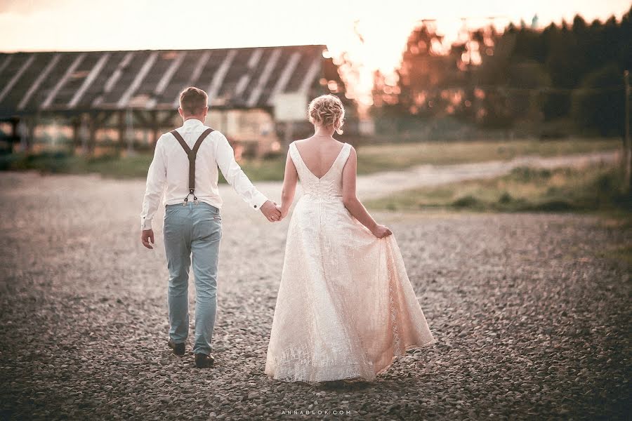 Fotógrafo de bodas Anna Blok (annablok). Foto del 31 de diciembre 2018