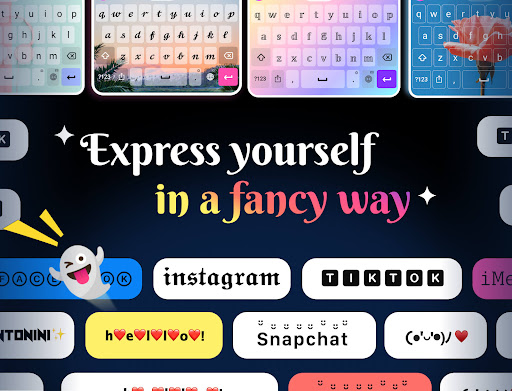 Screenshot Fonts Keyboard Themes & Emoji