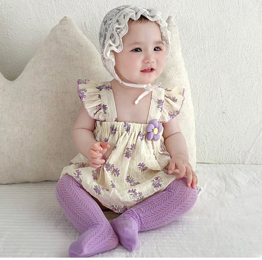 Title 18, Western Princess Style Baby Girl Sling Onesie T...