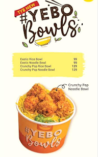 The Yellow Bowl menu 6