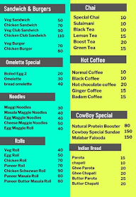 Cowboy Cafe menu 3