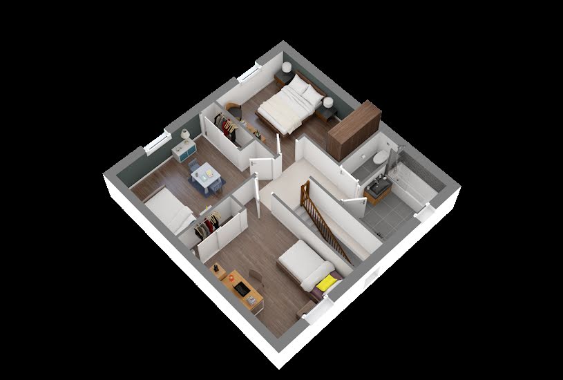  Vente Terrain + Maison - Terrain : 540m² - Maison : 110m² à Lesperon (40260) 