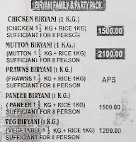 Hotel Alvita menu 1