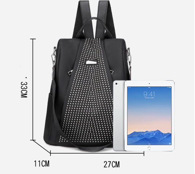 Title 4, Fashion Trend All-match School Bag Nylon Leisur...